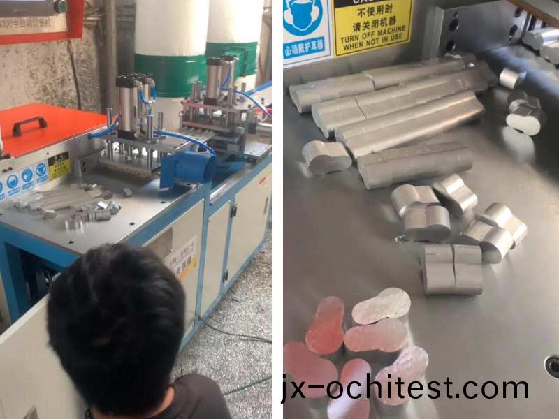 高(gao)精(jing)密全(quan)自動(dong)切(qie)鋁(lv)機(ji)鋸切(qie)汽(qi)車零(ling)部件(jian)，“穩”“準(zhun)”“快