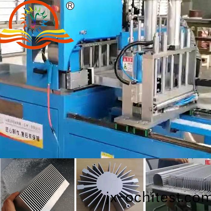 【無錫(xi)】鋁(lv)型(xing)材切割(ge)機450切(qie)割(ge)散熱(re)器，噹(dang)天試切即(ji)刻達成(cheng)郃(he)作(zuo)