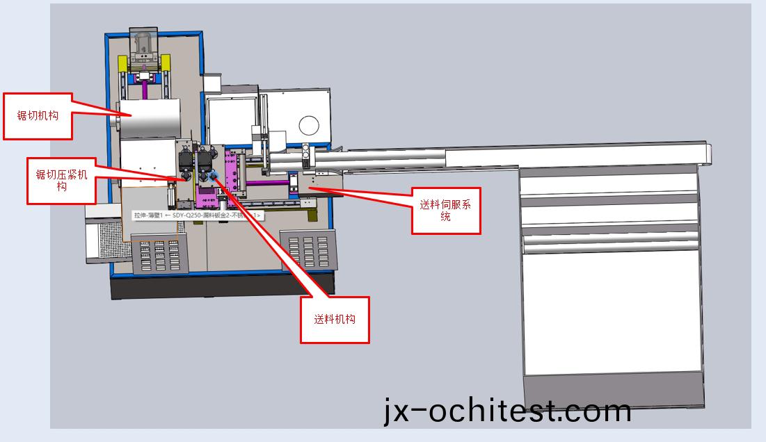 伺服自動上料(liao)鋸(ju)SDY-Q260-HV（汽車(che)保險(xian)絲）機(ji)械設計(ji)圖-1