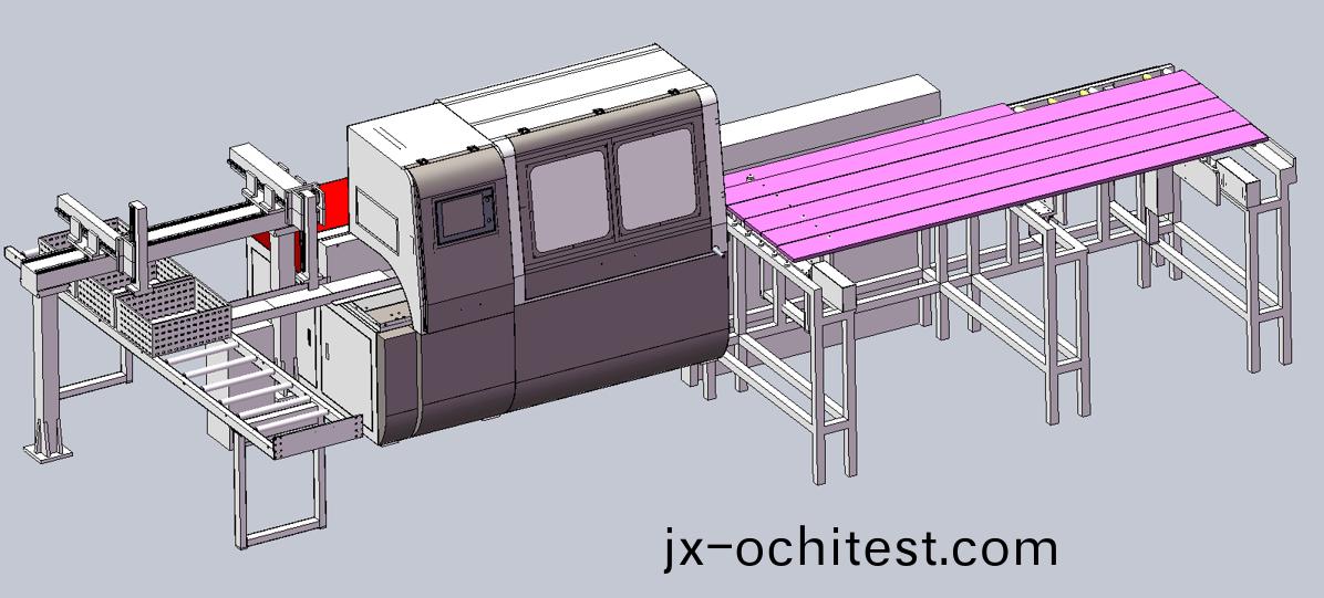 鋁型材(cai)自動上下(xia)料切(qie)割機(ji)